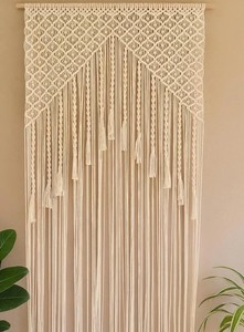 Handmade Macrame <b>Curtain</b>, Boho Wedding Backdrop, Home Decor - Product Image 2
