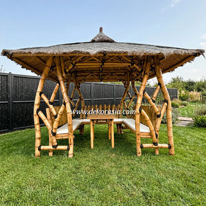 Gazebo de Bambú Merapi, Pérgola para Jardín, Patio, Resort, Terraza y Espacio de Relajación - Product Image 3
