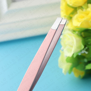 Pinzas de Cejas de Acero Inoxidable al por Mayor, Punta Inclinada, Color Personalizado, Logotipo Rosa, Herramientas de Belleza para Dar Forma, Set Profesional - Product Image 6