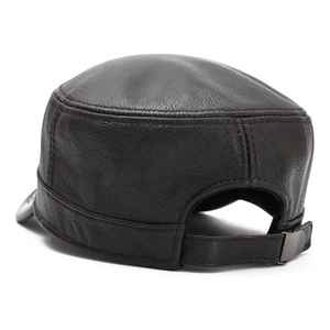 Gorro de Hombre de Cuero 100% Real, Estilo Invernal, de Moda, con Logotipo Personalizado y Marca Privada - Product Image 2