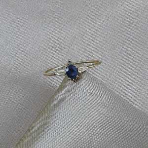 Anillos de Diamantes Reales con Corte Ovalado, Anillo de Compromiso y Boda con Zafiro Azul Natural para Mujer, Plata de Ley 925, Joyería Fina al por Mayor - Product Image 1
