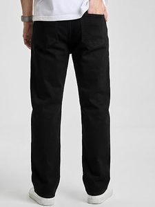 Jean cargo baggy Y2K pour homme en denim extensible, coupe ample à jambe large, taille haute, écologique et respirant - Product Image 3