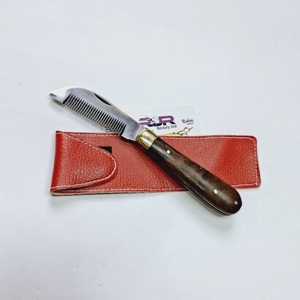 Outils de toilettage pliables pour chevaux et chiens, lame en acier inoxydable pour l'élimination des poils, outil de toilettage pour animaux de compagnie - Product Image 1