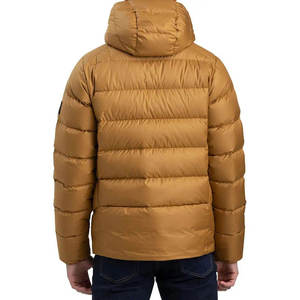 Mens Premium Outdoor Winter Puffer <b>Jacket</b> Hooded <b>Thick</b> Down Filled Puffer Coat Full Zipper Custom Wholesale Puffer <b>Jacket</b> - Product Image 4