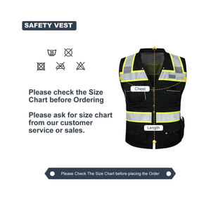 Chaleco de Seguridad Reflectante de Alta Visibilidad Unisex, Malla de Poliéster Transpirable, Múltiples Bolsillos, Detección de Agujas, Ropa de Trabajo, Transferencia de Calor - Product Image 5