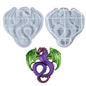 Magic Dragon Home Wall Hanging Wall Decoration <b>Resin</b> Silicone Mold - Product Image 5