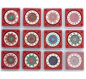 Striker – OSCAR 7,5 mm, meilleure qualité, durable, écologique, multicolore, en plastique, coins arrondis, impression couleur intégrale, pour intérieur - Product Image 1