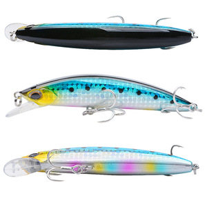 Esca Dura Affondante per Pesca in Acqua Salata a Lunga Gittata con Occhi 3D, Dimensioni 10.2CM/30G, per Lucci e Lucioperca, per Uso in Acque Profonde e Fiumi - Product Image 3