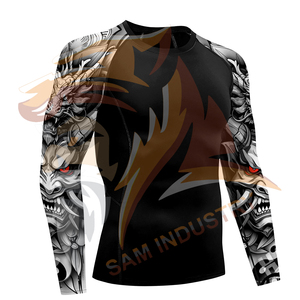 Nouvelles Chemises de Compression Personnalisées pour Hommes – Vêtements de Sport Athlétiques, Course à Pied, Gym, Fitness – Col Rond - Product Image 5