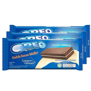 Snacks Deliciosos al por Mayor, Snacks Exóticos, Galletas con Sabor a Chocolate y Vainilla, Obleas de Cacao Holandesas con Chocolate y Vainilla, 117g x 24 Paquetes - Product Image 5
