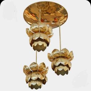 Elegant Gold Metal Home Decor Item For Dining <b>Table</b> <b>Decoration</b> With Premium Finish And Stylish Look - Product Image 1