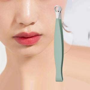 Pinzas de Acero Inoxidable para Vello Nasal con Punta Redonda, Pinzas de Precisión para Depilación Facial, Cejas y Orejas, Herramienta Profesional - Product Image 1
