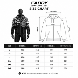 Nouvel Arrivage 2026 – Sweat à Capuche Personnalisé à Motifs Polynésiens, Tissu Doux et Respirant, Fermeture Éclair Intégrale – Vêtements de Fabricant OEM - Product Image 6