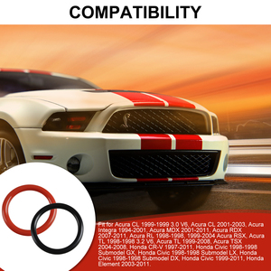 Kit di guarnizioni O-Ring per pompa del servosterzo da 2 pezzi per Honda Civic/CR-V/Element, sostituisce 91370-SV4-000 e 91345-RDA-A01 - Product Image 6