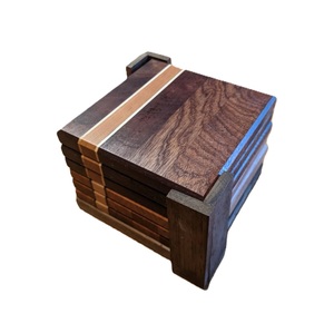 Hand Made Design Mango Wood Coaster Wooden Coaster Solid Wood Coaster Acacia Wood Coaster Place Mats At very low factory Price - Product Image 3