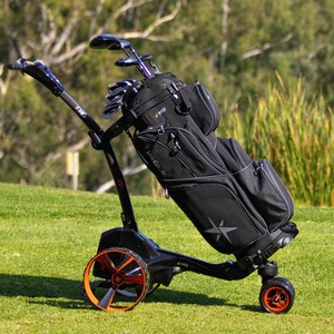 Nouveau chariot de golf électrique Stewart Golf X10 X9 Follow avec batterie supplémentaire en métal en promotion - Product Image 1