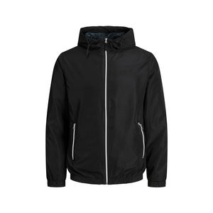 Chaqueta cortavientos transpirable de primera calidad para hombre con forro de malla y cuello alto. - Product Image 1