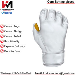 Guantes de Bateo de Béisbol Ajustables, Cómodos, de Cuero, Ligeros, Duraderos y Transpirables - Product Image 6