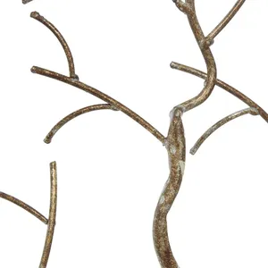 Sculpture murale artistique en bambou et rotin, double tonalité, faite à la main, écologique, moderne, de luxe, grande taille, pour la décoration du salon - Product Image 5