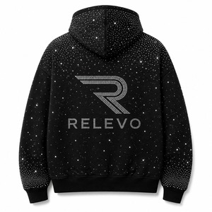 Premium 100% Cotton Solid Zipper Hoodie for <b>Men</b> and Women Classic Full-Zip Black <b>Grey</b> and Navy Blue - Product Image 3