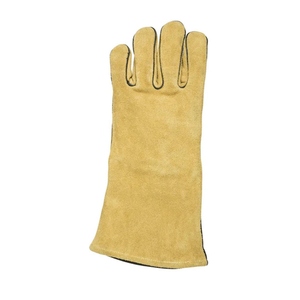 Gants de soudage en cuir de vachette pleine fleur, résistants aux flammes, pour la protection personnelle, usage intensif, pour la lutte contre les incendies et la construction - Product Image 3