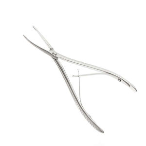 เครื่องมือแพทย์แบบสั่งทำพิเศษ Beyer Bone Rongeur สำหรับใช้ในโรงพยาบาล แบบสปริงคู่ ขัดเงาอย่างดี ได้รับการรับรองมาตรฐาน CE ผลิตจากสแตนเลสสีบลัช - Product Image 1