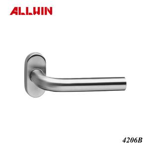 Modern Design Stainless Steel Hollow Handle Wooden Door Lever for Hotel Use - Product Image 5