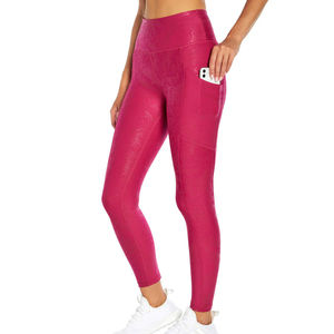 Leggings para mujer con forro interior grueso y cálido, pantalones de lana para invierno, leggings de spandex transpirables para mujer, precio al por mayor. - Product Image 1