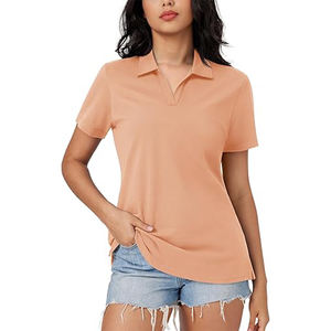 Camisetas para Mujer con Logotipo Personalizado, Poliéster/Algodón, Secado Rápido, Transpirables, Manga Corta, Casuales, de Verano, para Golf, Tenis y Deportes - Product Image 1