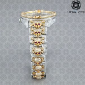 Montre de luxe Charm_Jewells en acier inoxydable, boîtier 40 mm, cadran en verre, mouvement mécanique analogique, bracelet tendance pour homme, date automatique, 10 bars - Product Image 5