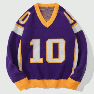 Suéter de Punto Transpirable con Diseño Gráfico, Cuello Redondo, Color Sólido, Tejido Suave, Ropa de Punto para Mujer, Otoño 2026 - Product Image 1