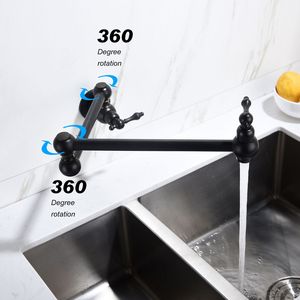 Rubinetto da Cucina a Parete in Ottone Lucidato con Doppia Maniglia per Applicazioni Commerciali - Alta Qualità - Product Image 5
