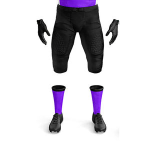 Camiseta de Rugby Transpirable de Diseño Personalizado y Pantalones Acolchados con Relieve para Entrenamiento de Fútbol Americano - Product Image 5