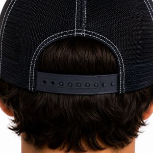 Gorra Trucker Unisex de 6 Paneles con Malla y Diseño de Color en Contraste, Ajustable con Cierre a Presión, para Uso Casual en las Cuatro Estaciones - Product Image 6