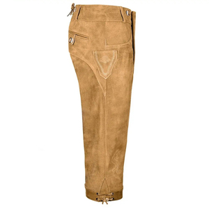 Shorts en cuir traditionnels pour hommes, style Oktoberfest, Lederhosen, style bavarois. - Product Image 6