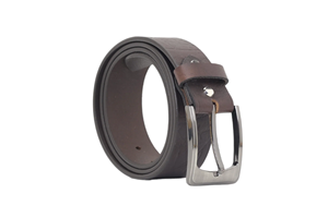 Ceinture en cuir véritable pour homme disponible en cuir marron et noir de 3,8 cm ou en PU avec boucle en alliage de zinc, directement de l'usine - Product Image 4