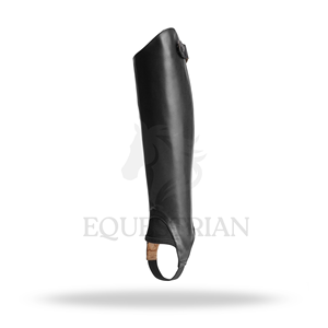 Horse Riding <b>Half</b> <b>Chaps</b> Customized Equestrian Leather <b>Chaps</b> for Training Riding and Competition Use - Product Image 3