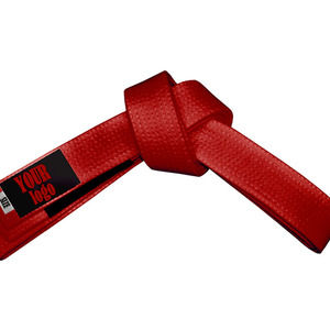Cinturones de Jiu-Jitsu Unisex para Adultos, Ropa Deportiva de MMA con Logotipo Personalizado, Cinturones de Judo con Doble Costura de Algodón/Poliéster, Cómodos Cinturones de Jiu-Jitsu - Product Image 1