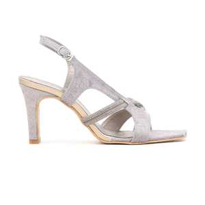 Sandalia de tacón gris FN5330, diseño elegante para mujer - Product Image 2