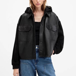 Top trending best quality Women Leather Jacket Best Waterproof Zipper Belted Waist Slim Fit Winter Durable Women Leather Jacket - Product Image 3