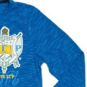 Camiseta Azul de Manga Larga Sigma Gamma Rho, Cuello Redondo, Estilo Deportivo, Cómoda, Ropa Deportiva, Uniforme Personalizado para Equipos, OEM - Product Image 5