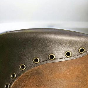 Chapeau haut de forme en cuir vieilli fait main de haute qualité, style gothique victorien steampunk, pour cosplay - Product Image 5