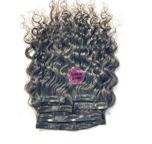 Extensions de cheveux humains Remy bouclés à clipser, noir naturel, tailles 10-30 pouces, 2,2 cm, ensembles de 4/6 pièces compatibles permanente pour une utilisation facile - Product Image 4