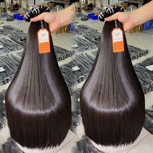 ผมต่อแบบหนาและหนาสีดำธรรมชาติ12A ผมคนเกรดเวียดนาม - Product Image 6