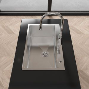 30 Inch Single Bowl Kitchen Sink S304 Stainless Steel Handmade Large <b>Workstation</b> Sink with 30x19" Base Mounting Unable to Ship - Product Image 5