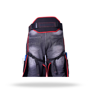 <b>Black</b> Suede Leather Farrier <b>Apron</b> Horse Hoof Trimming <b>Apron</b> Split Leg Farrier Chaps with Tool Pockets - Product Image 4