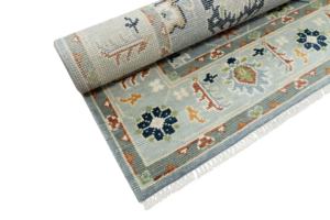 Alfombra de Arte Bohemio, Cómoda y Suave, Diseño Tibetano, Anudada a Mano, Reversible, de Lana/Seda, Antideslizante, para Dormitorio, Alfombra Grande para Sala de Estar - Product Image 2