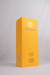 Vente en gros de coffrets cadeaux en carton de luxe personnalisés Emballage rigide de vin en or Laminage mat Fabricant du Vietnam pour bouteilles de qualité supérieure - Product Image 4