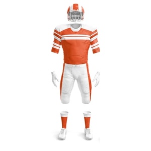 Uniforme de vêtements de sport direct d'usine en gros expédition rapide de plusieurs modèles maillot de football américain d'équipe sublimé et pantalon rembourré - Product Image 4