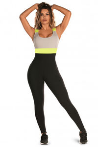 Mono de satén para mujer, talla grande, con mangas largas y parches, estilo casual transpirable - Product Image 4